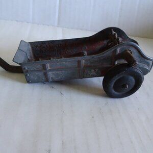 Manure Spreader - Vintage Unknown Brand - Metal Cast Approx. 6 1/4 inches long